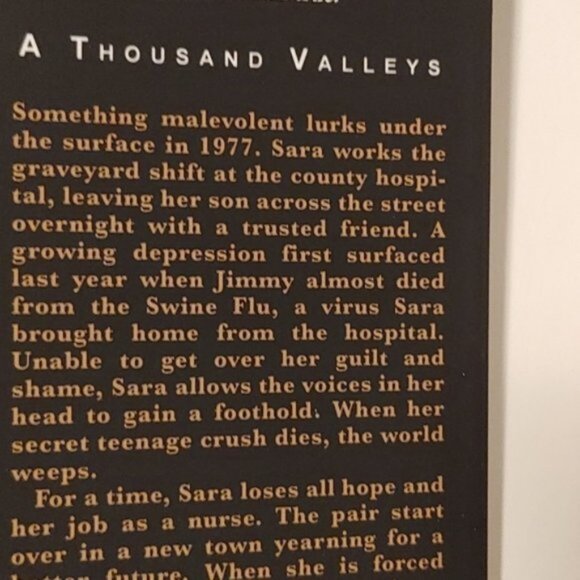 A Thousand Valleys by Ken Fulmer adult hardcover novel book 2021 - Picture 4 of 7